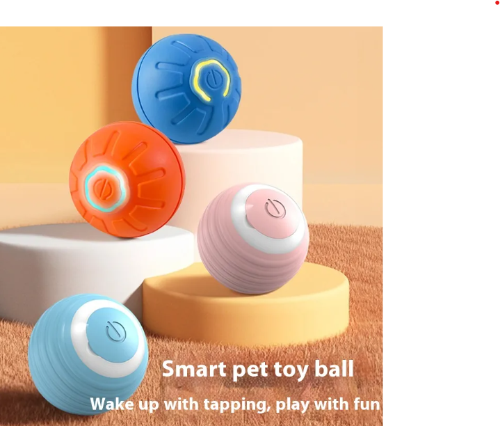 Pelota interactiva automática para perros y gatos – Zarpa Feliz