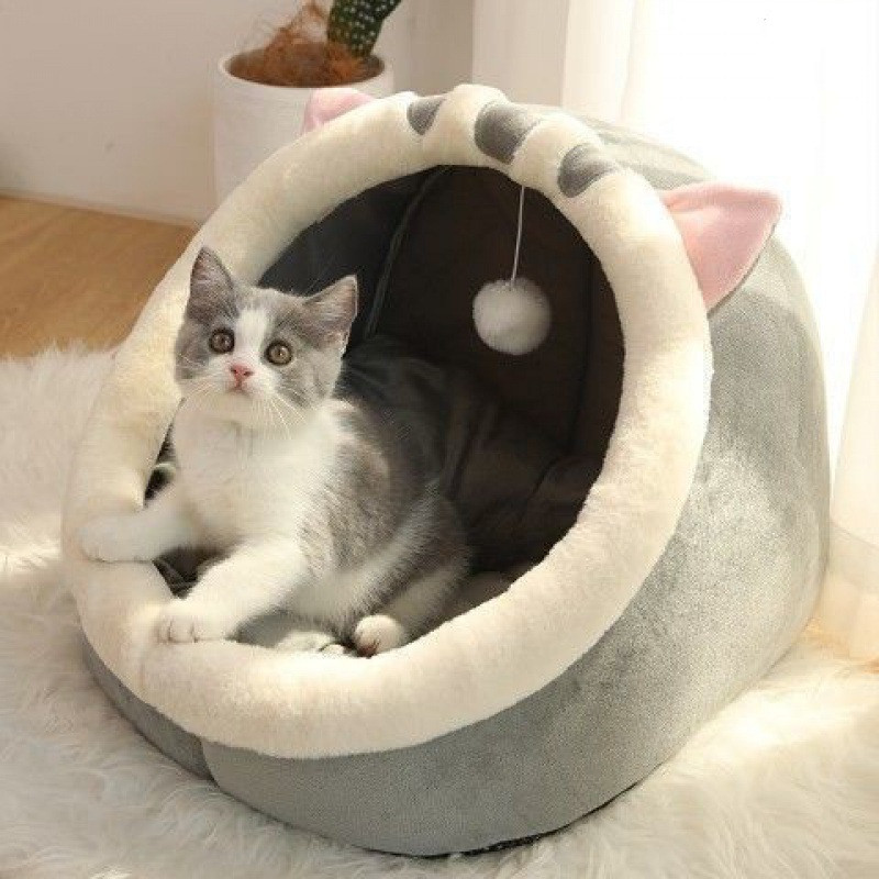 Cueva para gatos con forma de animal – Zarpa Feliz