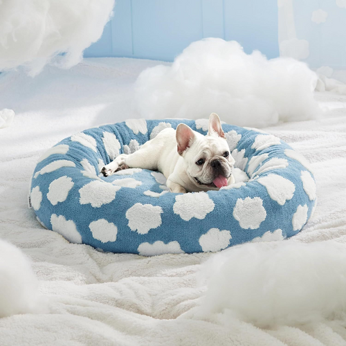 Cama donut antiestrés CozyPaw para perros y gatos – Zarpa Feliz