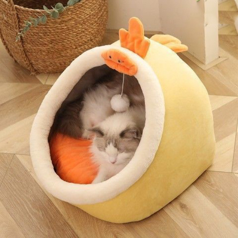 Cueva para gatos con forma de animal – Zarpa Feliz