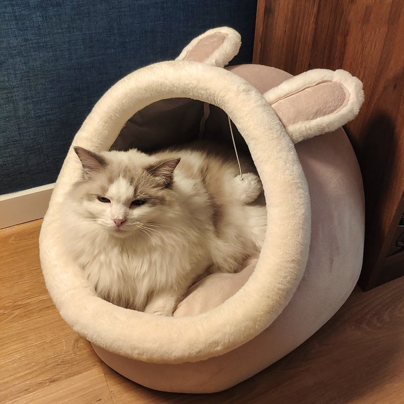 Cueva para gatos con forma de animal – Zarpa Feliz