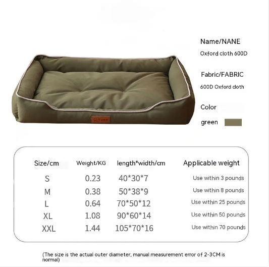 Cama impermeable para perros resistente a mordiscos – Zarpa Feliz