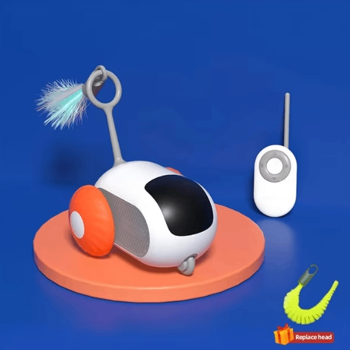 Coche interactivo para gatos con mando – Zarpa Feliz