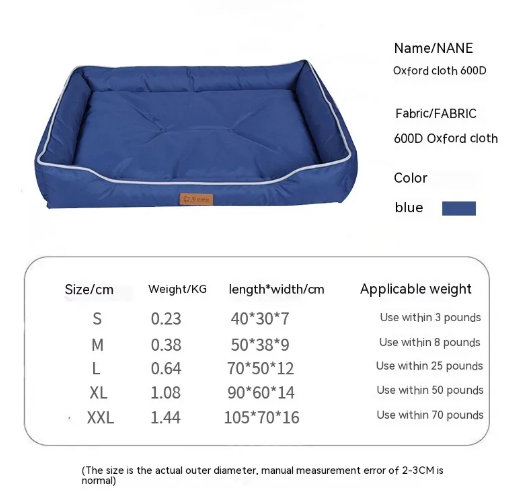 Cama impermeable para perros resistente a mordiscos – Zarpa Feliz