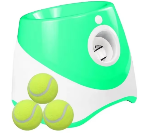 Lanzador automático de pelotas para perros
