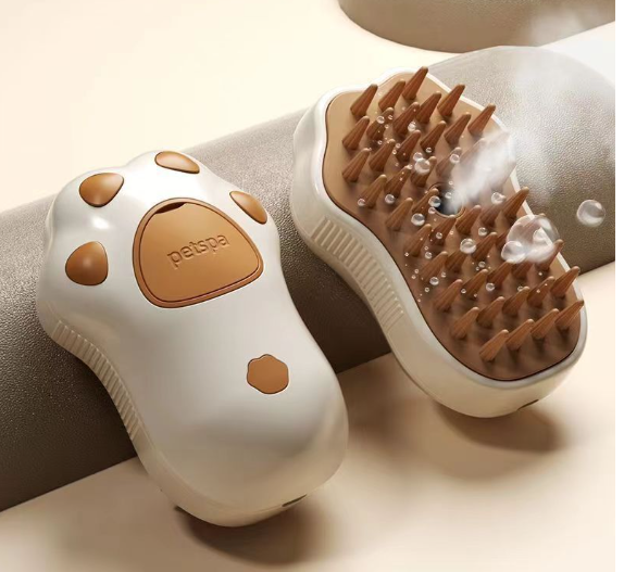 Cepillo de vapor 3 en 1 para gatos y perros – Zarpa Feliz